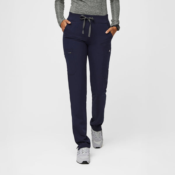 women's Navy Yola™ - Skinny Scrub Pants 2.0