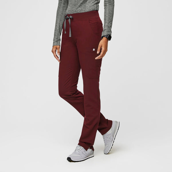 women's Burgundy Yola™ - Tall Skinny Scrub Pants 2.0