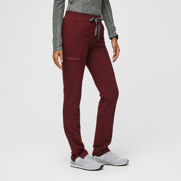 women's Burgundy Yola™ - Tall Skinny Scrub Pants 2.0