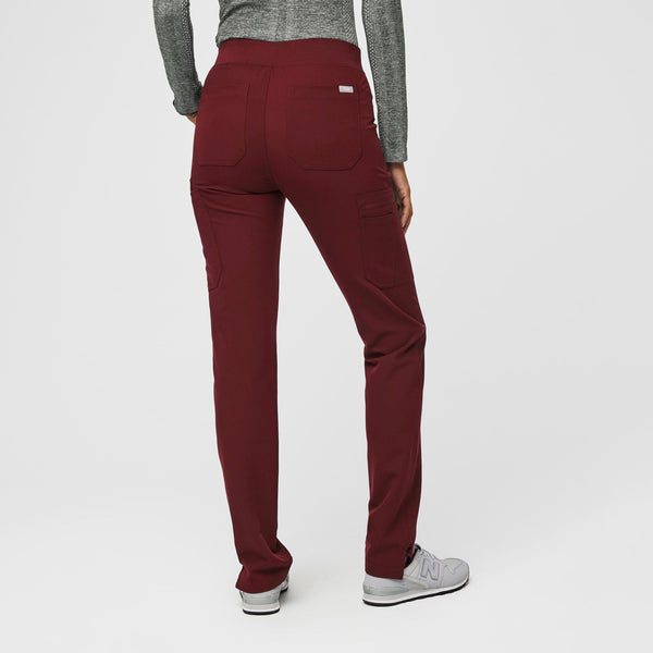 women's Burgundy Yola™ - Tall Skinny Scrub Pants 2.0