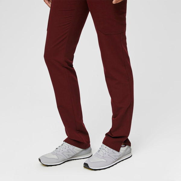 women's Burgundy Yola™ - Tall Skinny Scrub Pants 2.0