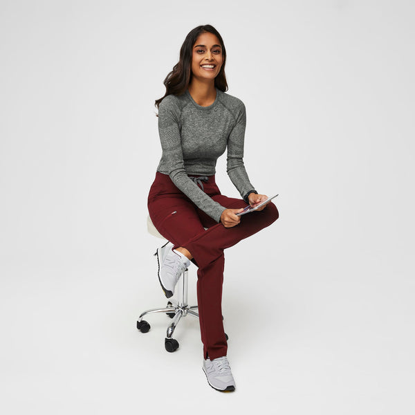 women's Burgundy Yola™ - Tall Skinny Scrub Pants 2.0