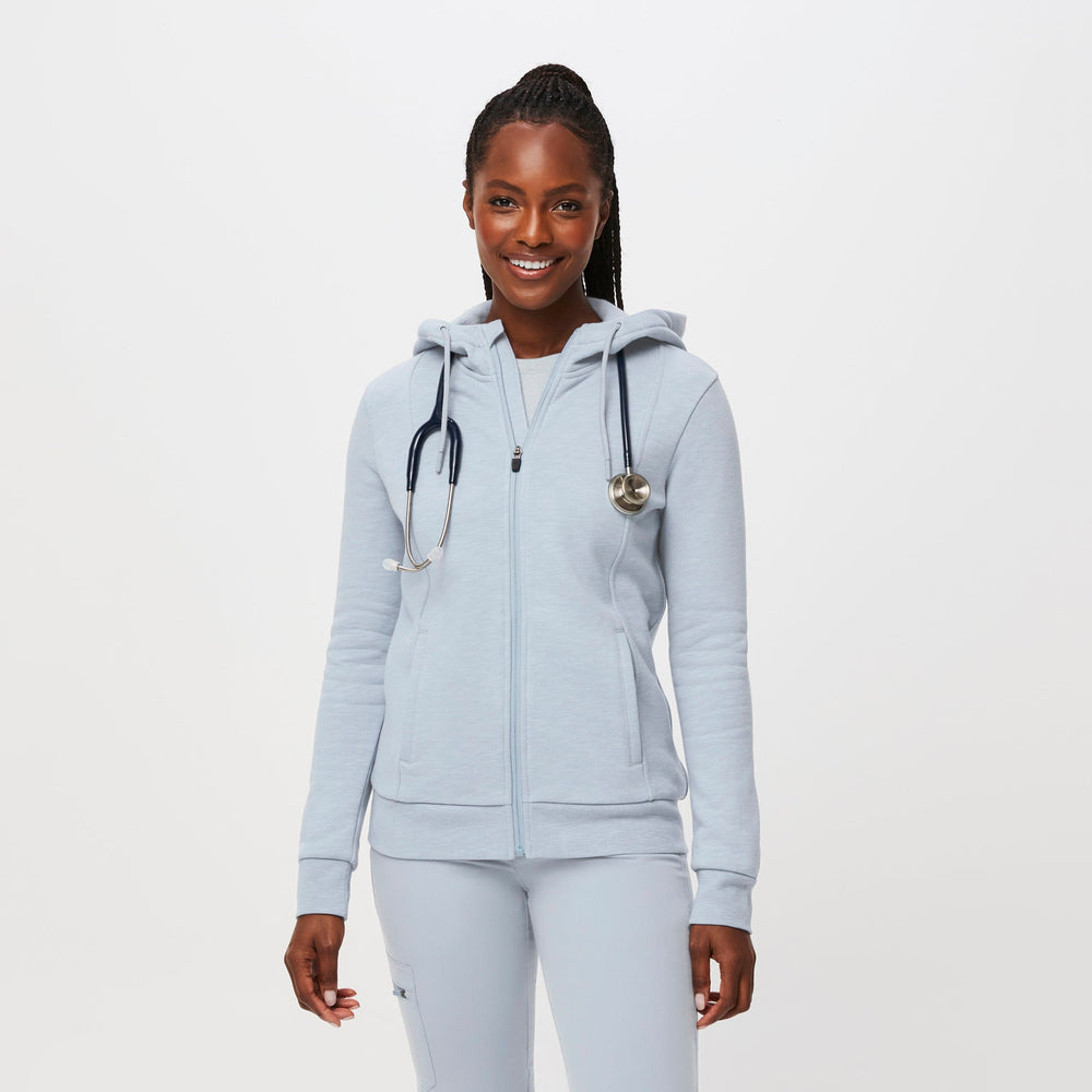 women's Dusty Blue Essential Hoodie