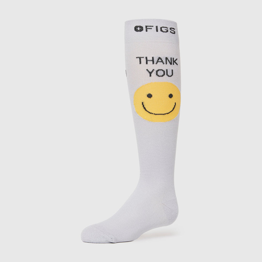 women's Grey You're Discharged - Compression Socks