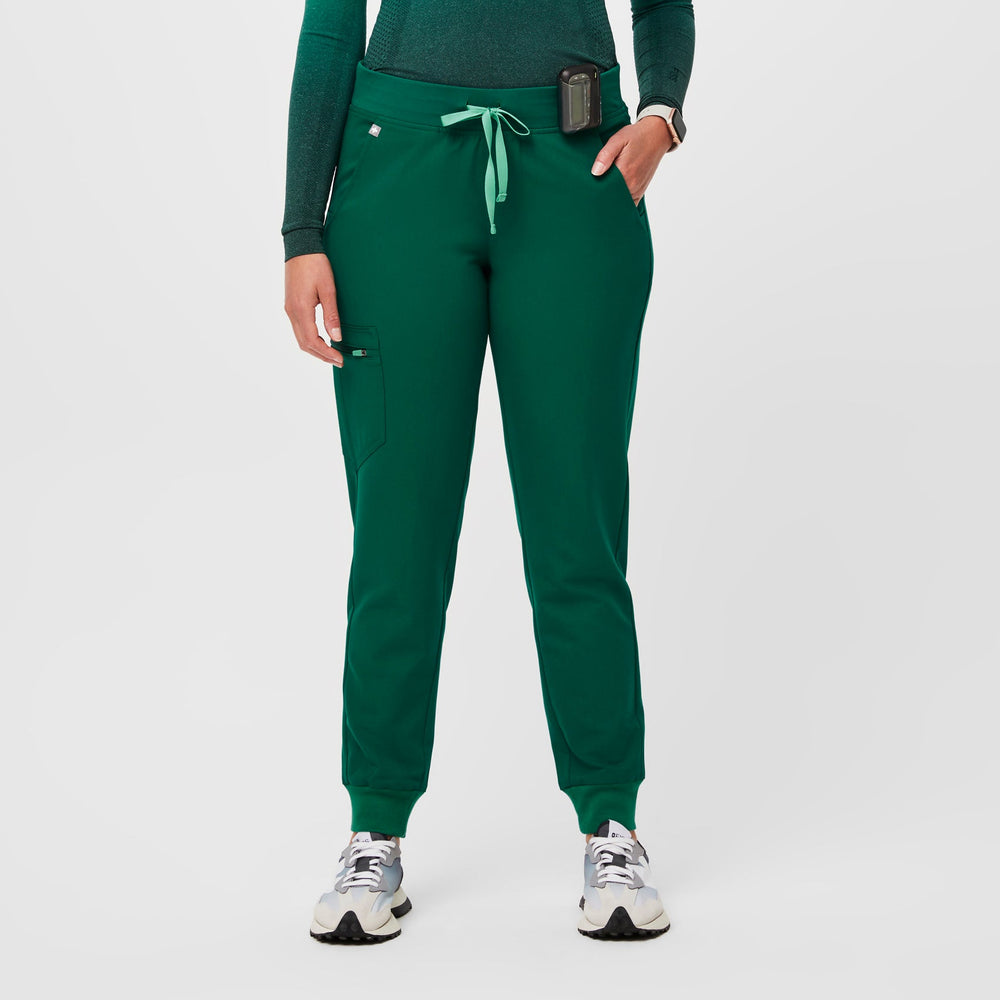 women's Hunter Green Zamora™ - Tall Jogger Scrub Pants (3XL - 6XL)