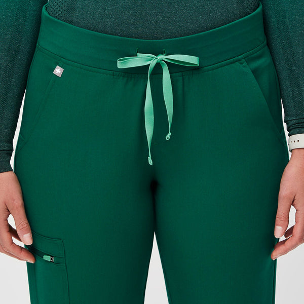 women's Hunter Green Zamora™- Petite Jogger Scrub Pants (3XL - 6XL)