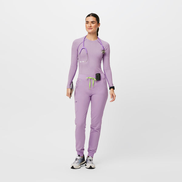 women's Lavender Dew Salta Seamless - Longsleeve Underscrub