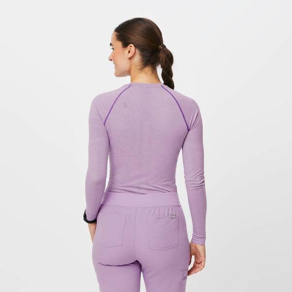 women's Lavender Dew Salta Seamless - Longsleeve Underscrub