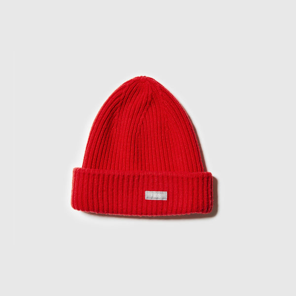 Neon Red Oversized Beanie