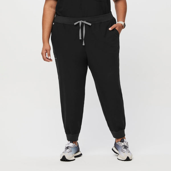 women's Black Zamora™ - Jogger Scrub Pants (3XL - 6XL)