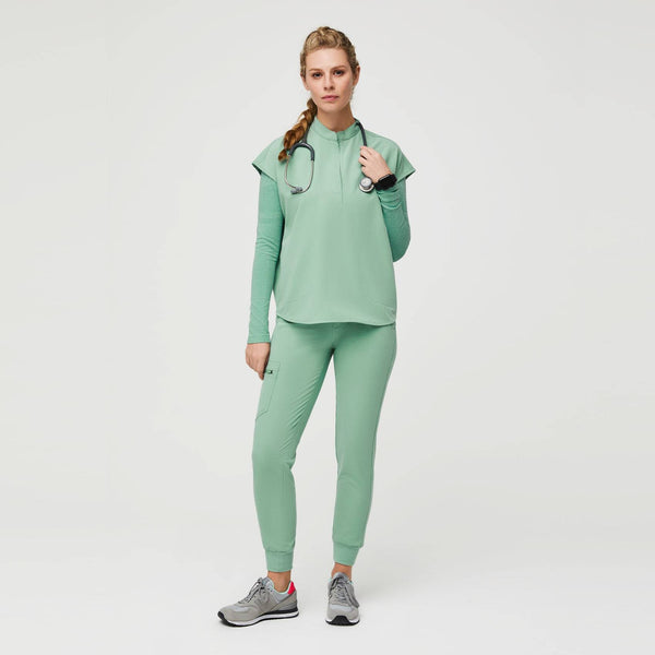 Women's Heathered Jade Salta - Performance Underscrub