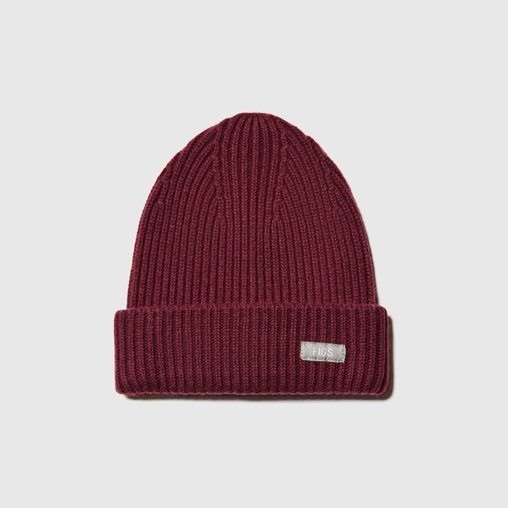 Dark Cherry Oversized Beanie