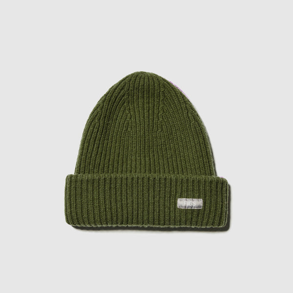 Heather Olive Oversized Beanie