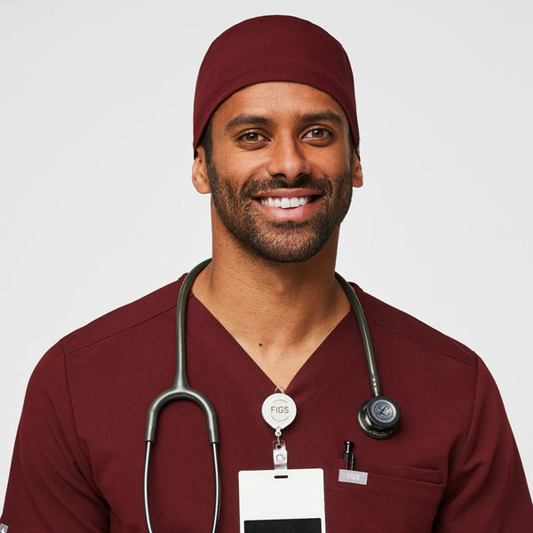 Burgundy Modern - Classic Scrub Cap