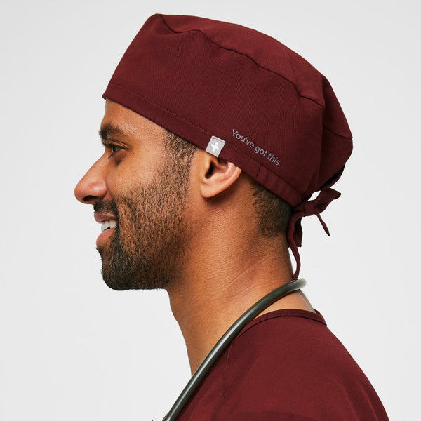 Burgundy Modern - Classic Scrub Cap