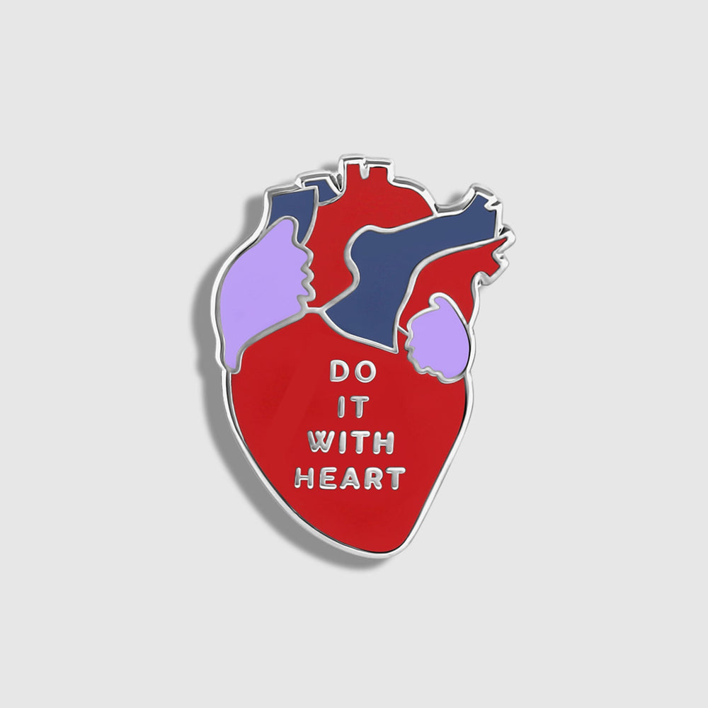 FIGS | V Coterie Do It with Heart - Enamel Pin