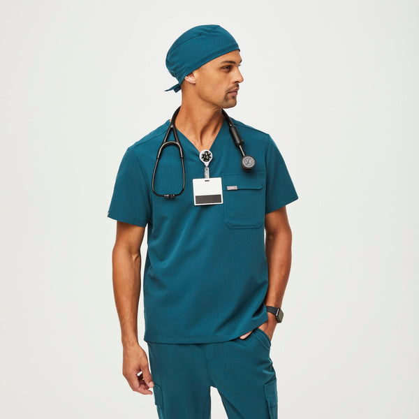 Caribbean Blue Modern - Classic Scrub Cap