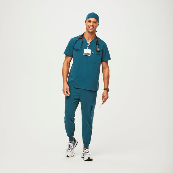 Caribbean Blue Modern - Classic Scrub Cap