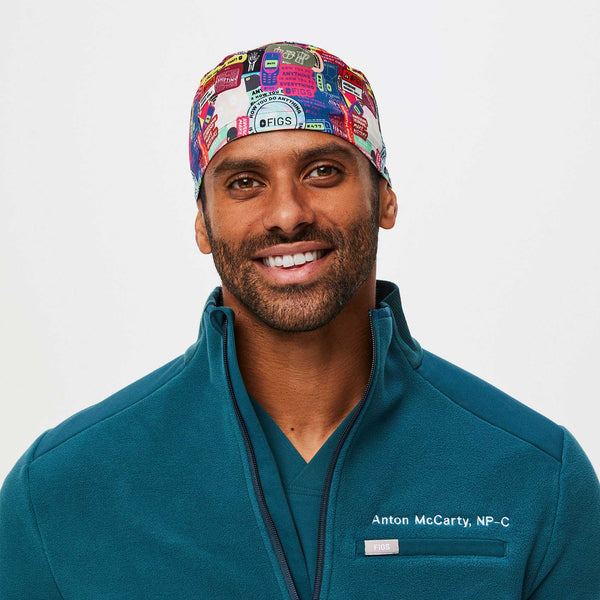 Multi Sticker Modern - Classic Scrub Cap