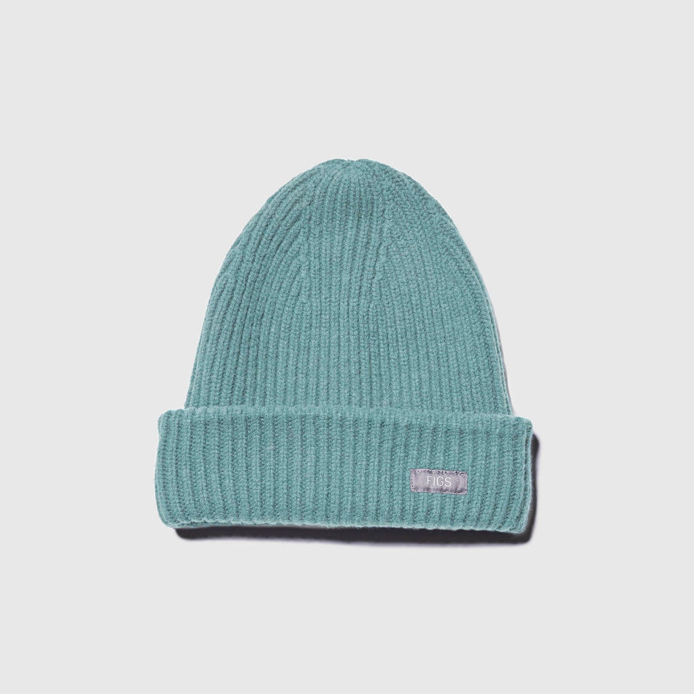 Light Caribbean Blue Oversized Beanie