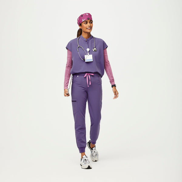 Bright Fuchsia Trauma Llama Modern - Classic Scrub Cap