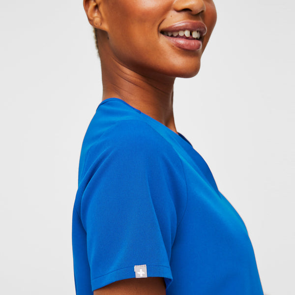 Women's Royal Blue Casma™ - Three-Pocket Scrub Top