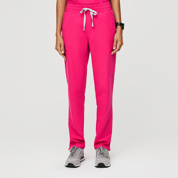 Women's Shocking Pink Yola™ High Waisted - Scrub Pants