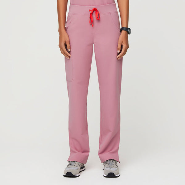 women's Chalk Pink Kade - Cargo Scrub Pants