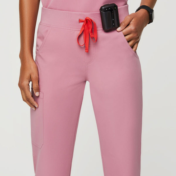 women's Chalk Pink Kade - Cargo Scrub Pants