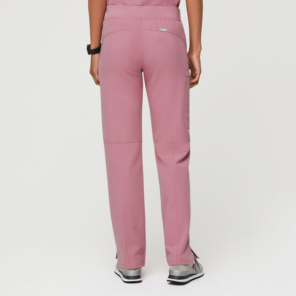 women's Chalk Pink Kade - Cargo Scrub Pants