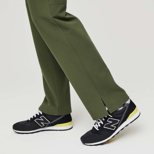 women's Dark Olive Kade - Cargo Scrub Pants