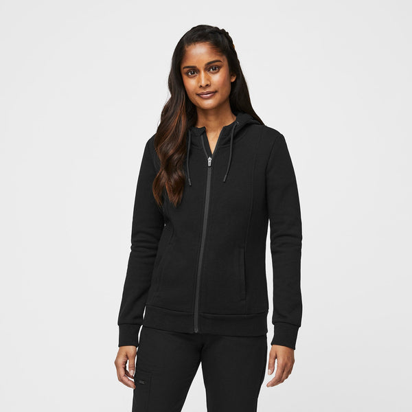 Women's Black Essential Hoodie