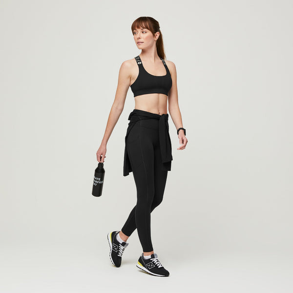 women's Black Performance Underscrub Sport Bra