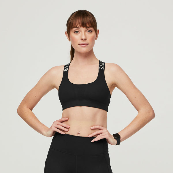 women's Black Performance Underscrub Sport Bra