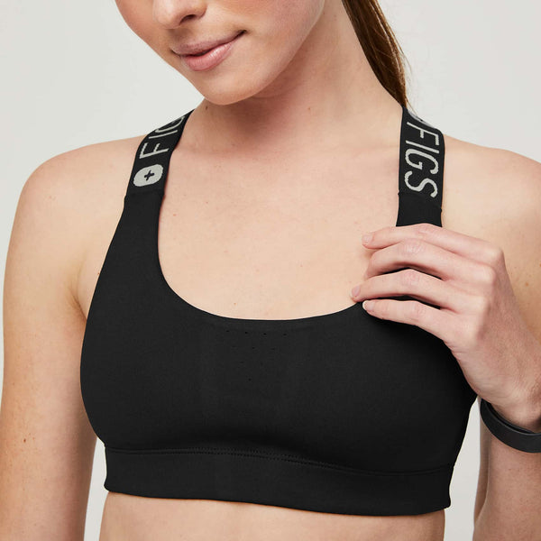 women's Black Performance Underscrub Sport Bra