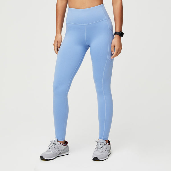 women's Light Ceil Blue 300 Performance Leggings