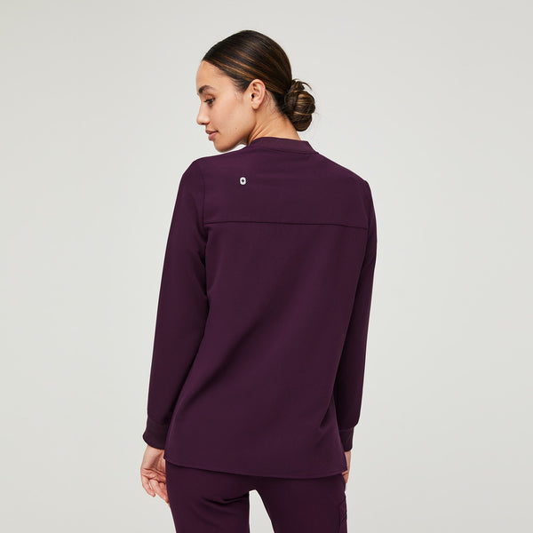 women's Deep Purple Bellery 2.0 - Scrub Jacket