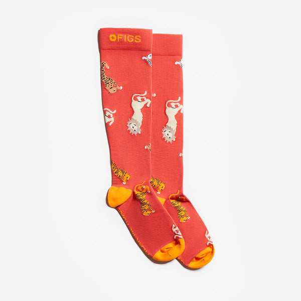 women's Clay Big Cat - Compression Socks