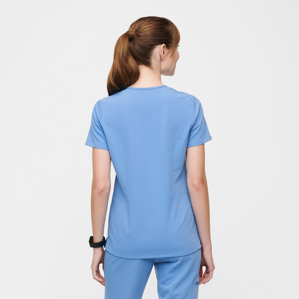 Women's Ceil Blue Catarina™ - One-Pocket Scrub Top