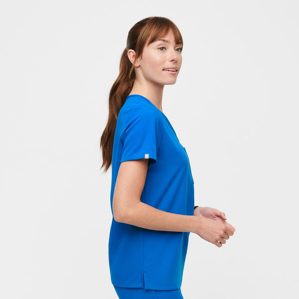 Women's Royal Blue Catarina™ - One-Pocket Scrub Top