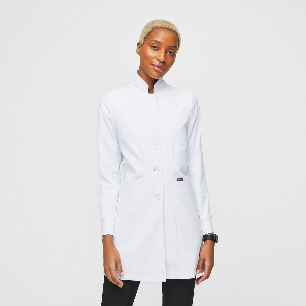 Women's White Taylor Dental Lab Coat