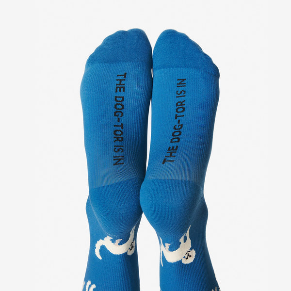 women's Alps Blue Dogtors - Compression Socks