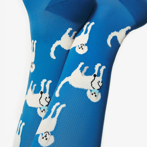 women's Alps Blue Dogtors - Compression Socks