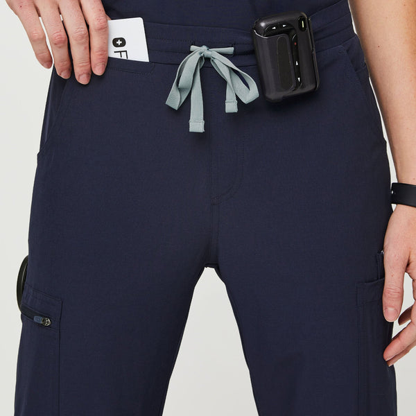 women's Navy FIONlite™ Yola - Skinny Scrub Pants