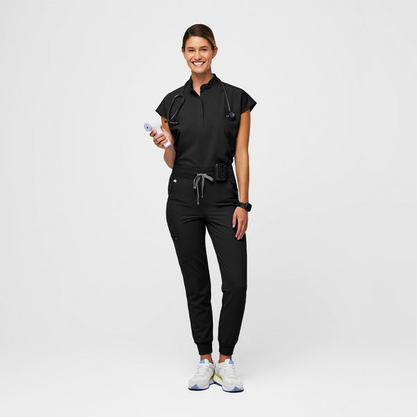 women's Black Zamora™ High Waisted - Jogger Scrub Pants