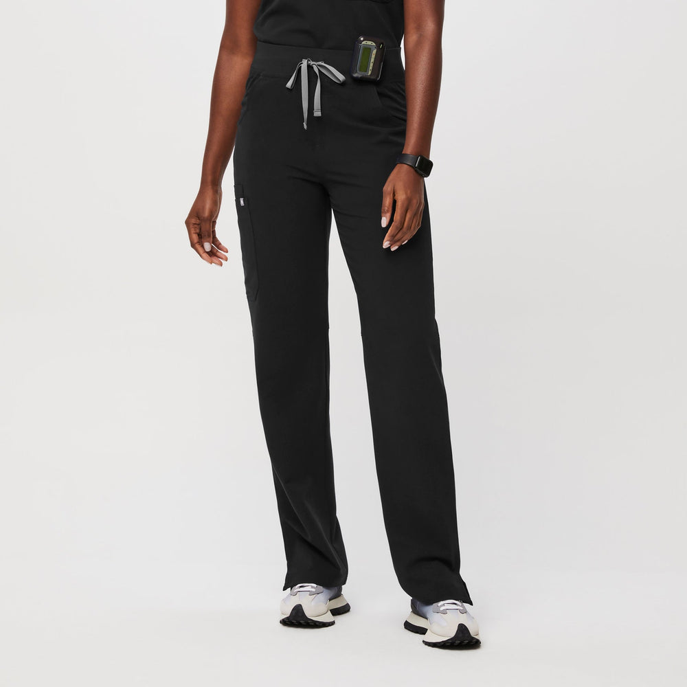 women's Black Kade™ High Waisted - Cargo Scrub Pants