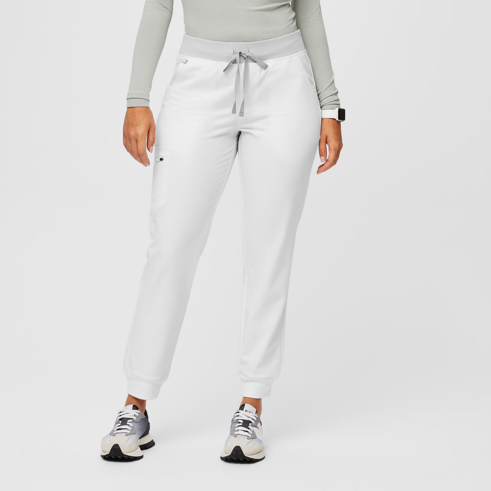 women's Optic White FIONxtra™ Zamora™ - Jogger Scrub Pants 2.0