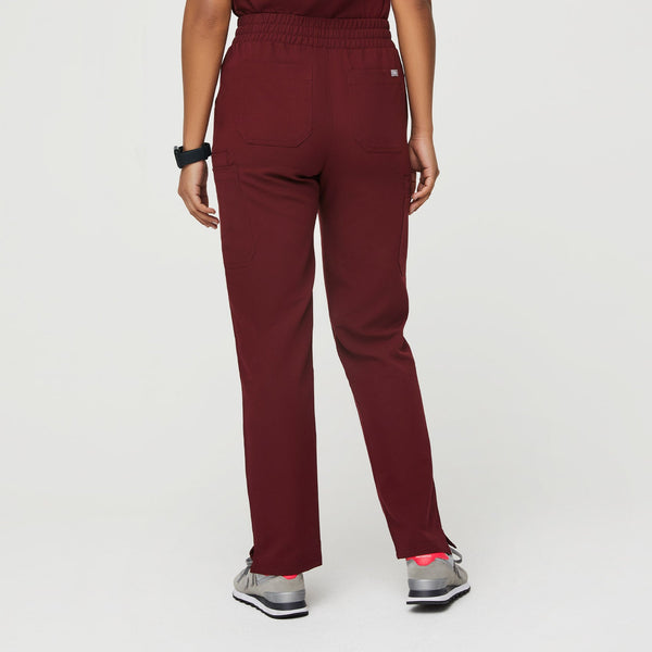 Women's Burgundy Yola™ - High Waisted Scrub Pants 1.0