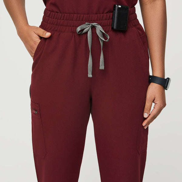 Women's Burgundy Yola™ - High Waisted Scrub Pants 1.0