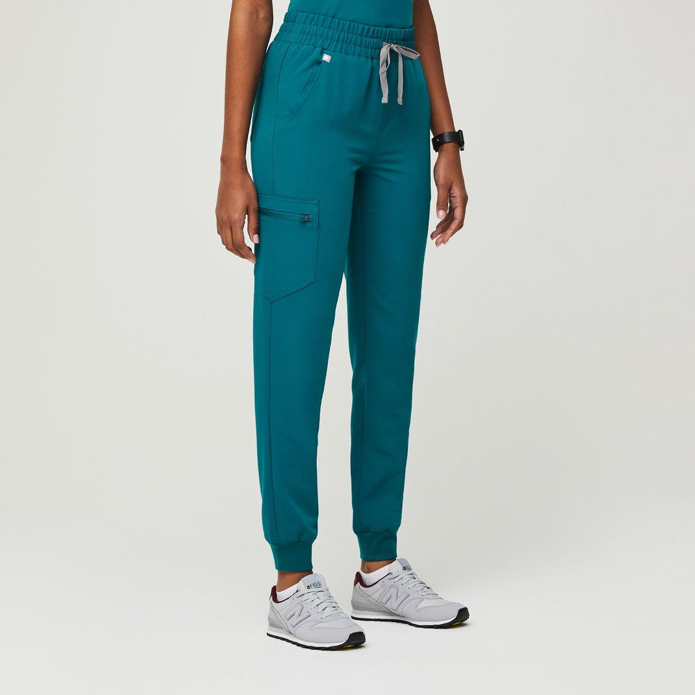 women's Pacific Blue Zamora™ High Waisted - Jogger Scrub Pants 1.0